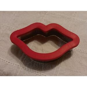 Rubber Lips Shaped Cookie Cutter 4.75 X 2.75 valentines day party supply love